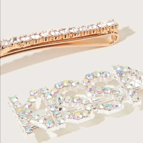 Date Night “Kiss Me” Hair Pin Set - Picture 2 of 4